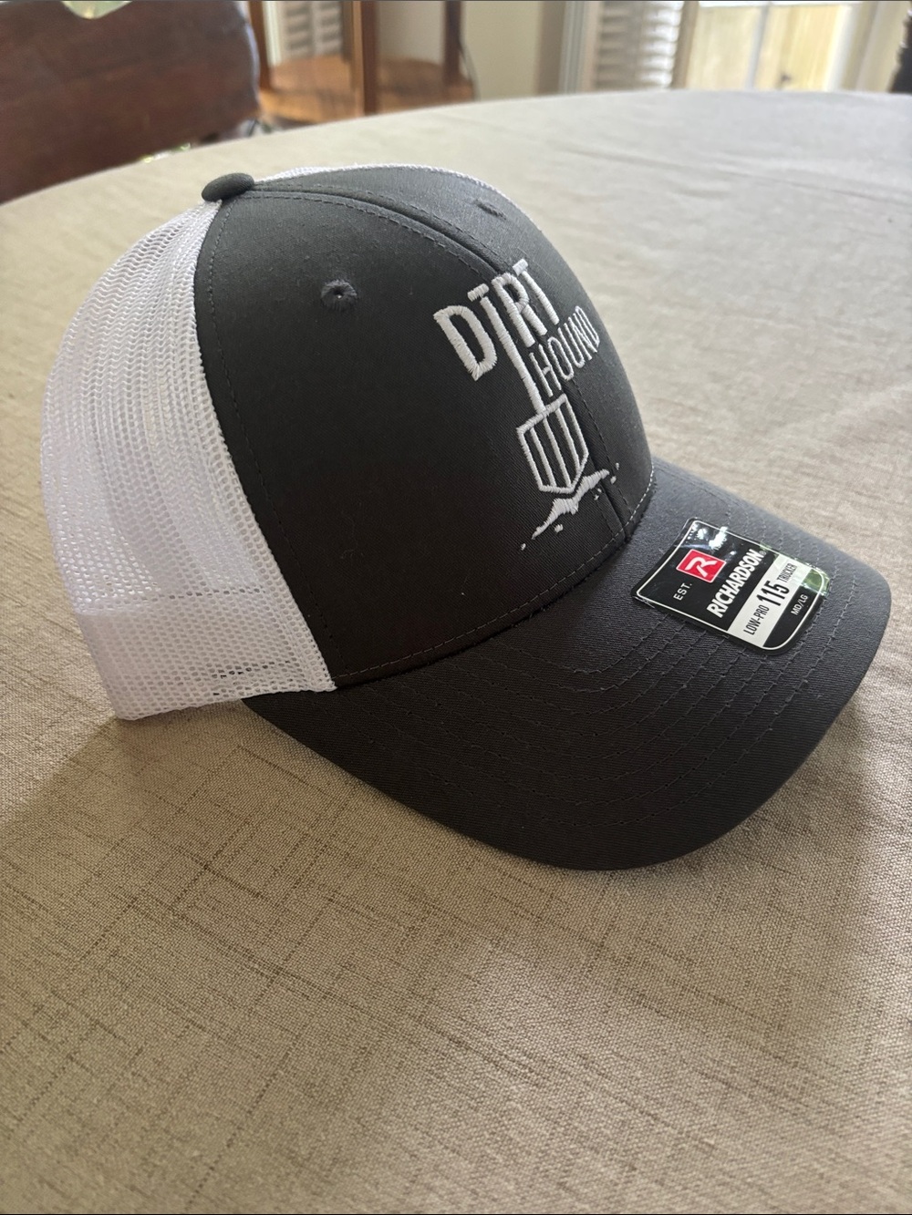 Black & White Mesh Trucker Hat